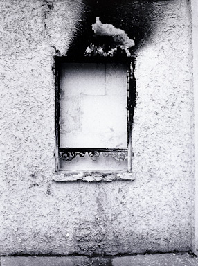 Burnt window, Paris 1984 