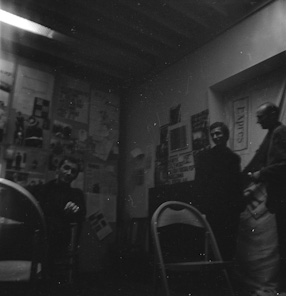 Wernisaż pokazu Grzegorza Kowalskiego, 1968 