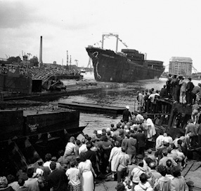 „Prof. Hubert” tanker launching, 1960 
