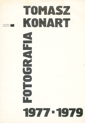  Tomasz Konart, Fotografia 1977-1979 