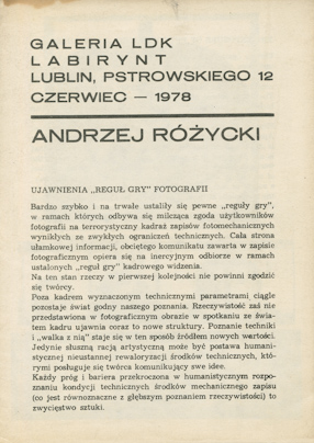 Andrzej Różycki, Ujawnienia \