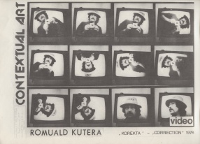 Romuald Kutera, Korekta - Correction, 1976, Contextual Art 