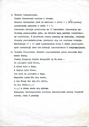 Program for the academic year 1986/87 
