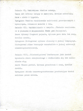 Program na rok akademicki 1988/89 