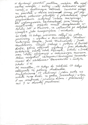 Sprawozdanie z pleneru w Dłużewie, 1991 