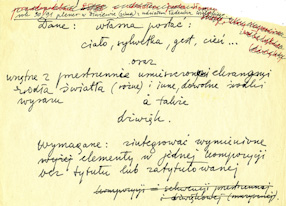 Notes from the plein-air in Dłużew, 1991 