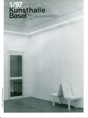 A brochure for Kunsthalle Basel, 1/97 