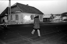 Tadeusz Kantor in Wielopole Skrzyńskie, 1983 