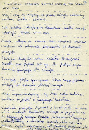 Description of VIII Syncretic Show (manuscript) 