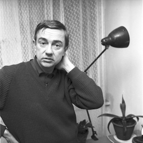 Włodzimierz Borowski podczas przygotowań do VIII Pokazu Synkretycznego, 1968 