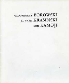 Borowski\\\'s, Krasiński\\\'s and Kamoji\\\'s exhibition catalogue, Biblioteka Gallery, Legionowo 1993 