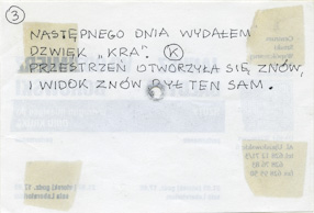 W drugim miesiącu po dniu kruka, CSW Warszawa, 1995 