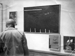 Composition (1956) at III All-Poland Exhibition of Modern Art, Zachęta Gallery, Warsaw 1959 