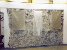 Group exhibition at the Church of Saint Christopher in Podkowa Leśna, 1986  