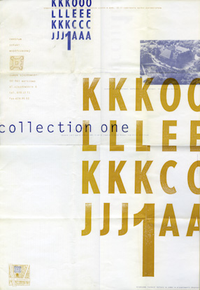 COLLECTION 1, CCA in Warsaw, 1992 