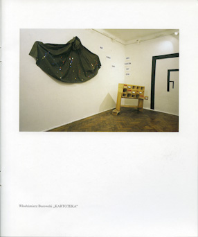Borowski\\\'s, Kamoji\\\'s, Edward Krasiński\\\'s exhibition at the Biblioteka Gallery, Legionowo 1993 