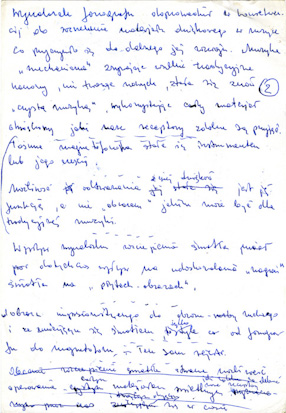 Description of VIII Syncretic Show (manuscript) 