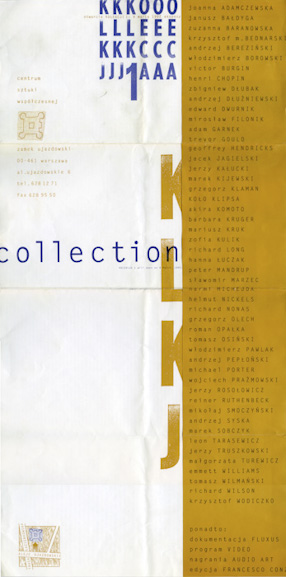 Collection 1, CCA, Warsaw 1992 
