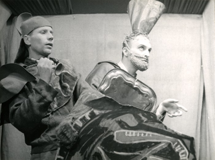 Marek Piasecki, Miron Białoszewski, Lech Emfazy Stefański, „Wyprawy krzyżowe”, Teatr na Tarczyńskiej, 1956
