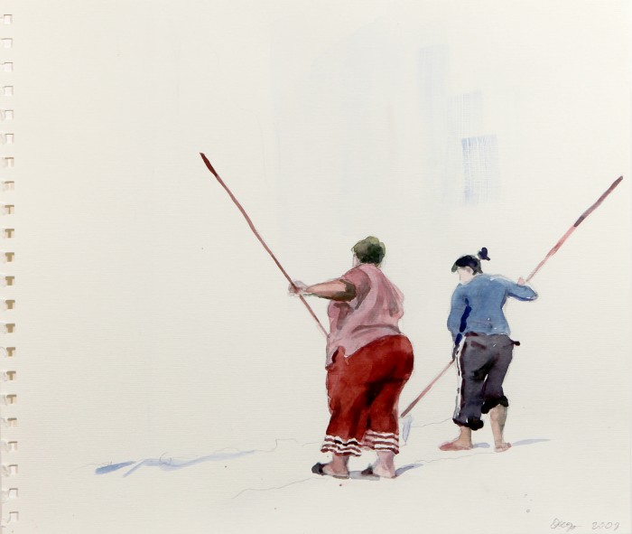 Olga Czernyszewa, Untitled (Two cleaning women), from the series Citizens, 2009