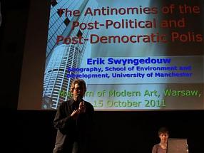 WWB TV. The Antinomies of the Post-Political and Post-Democratic City Lecture by Erik Swyngedouw