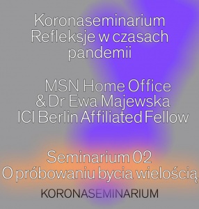 O próbowaniu bycia wielością Ewa Majewska i MSN Home Office 