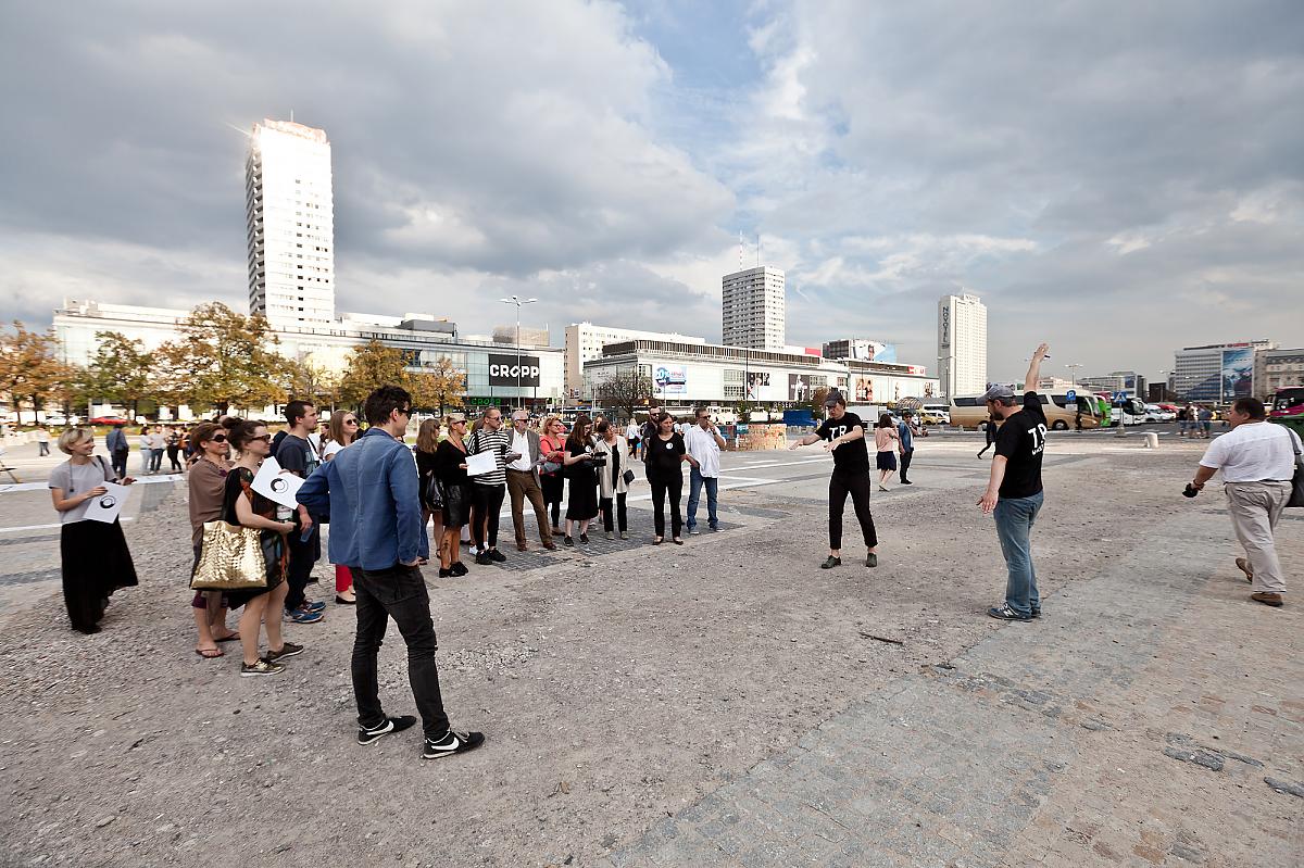 Saturday on the Square - TR Warszawa’s and Museum of Modern Art’s new buildings’ project presentation. Guided tours