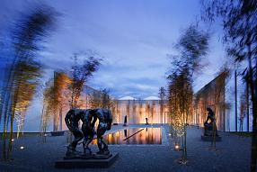 North Carolina Museum of Art, Raleigh, USA (2010) – view of Auguste Rodin\\\'s Sculpture Park, courtesy of Thomas Phifer and Partners