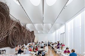 North Carolina Museum of Art, Raleigh, North Carolina, USA (2010) – museum\\\'s cafeteria, by courtesy of Thomas Phifer and Partners